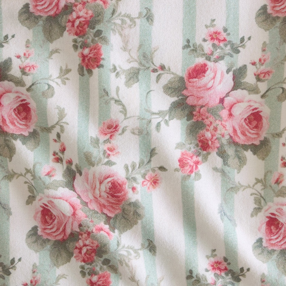 NWT Posh Peanut Pink and Green Floral Pajama Set - Picture 8 of 8